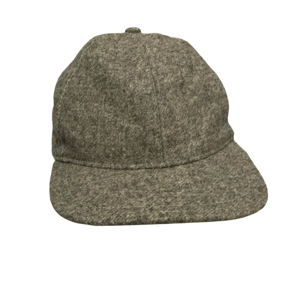 Best Made Co Hat Cap Baseball Strap Back One Size Gray Wool Tweed Mens Made USA